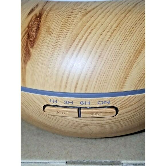 MOKOQI Essential Oil Diffuser Light Wood Grain 300 ML New in Box - Picture 3 of 5